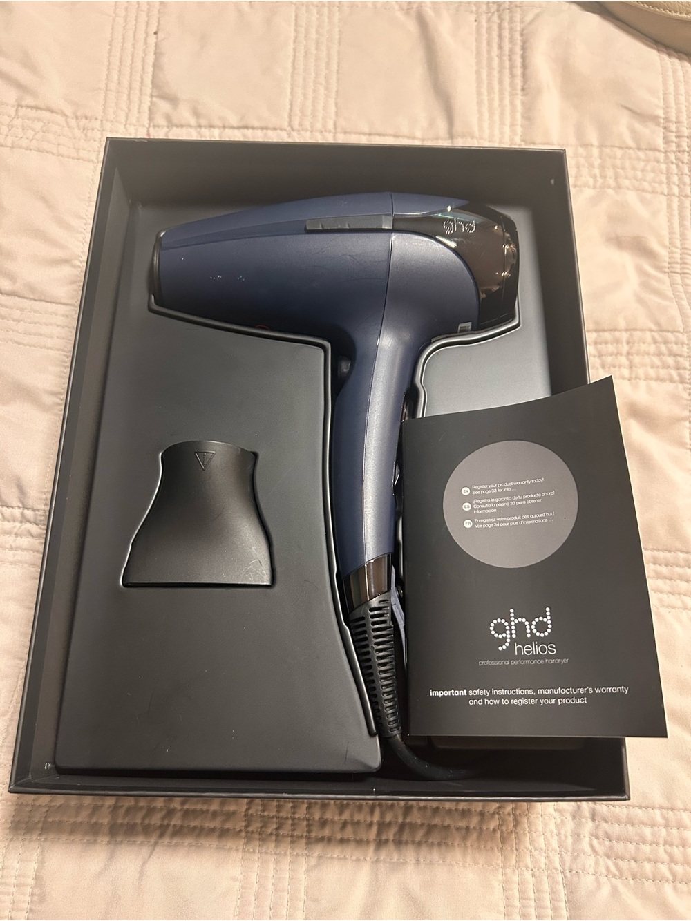 ghd Helios Hair Dryer - Navy